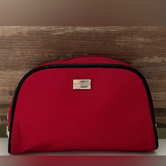 Burberry Red Cosmetic Pouch - Picture 1 of 7